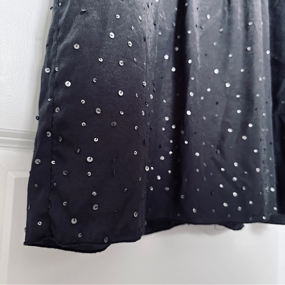 Coldwater Creek Gray Sequin Sleeveless Dress Women’s Size 14 Cocktail Wedding - Picture 5 of 13